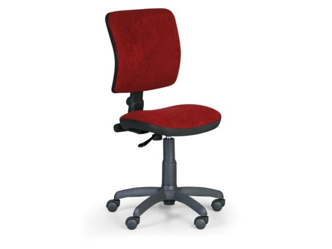 Kancelářská židle MILANO II bez područek, červená