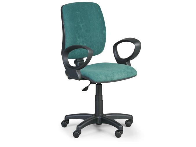 Kancelářská židle TORINO II s područkami, zelená