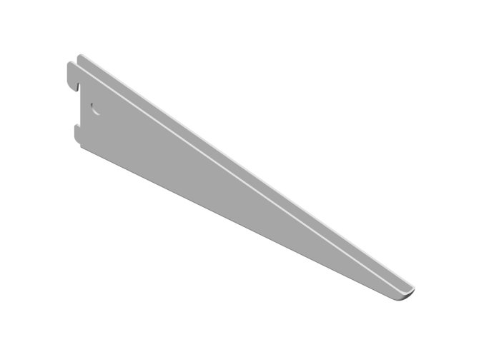 Nosník polic typu U pro ELEMENT SYSTEM, hloubka 270 mm, bílý