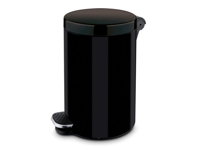 Nášlapný odpadkový koš 5 L, lakovaný černý