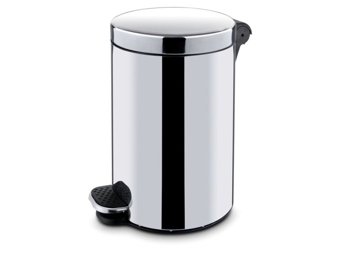 Nášlapný odpadkový koš 12 L, nerez lesklý