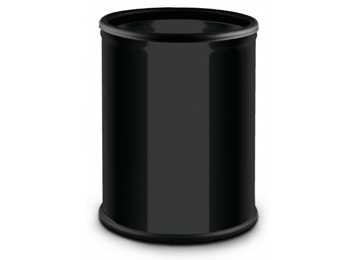 kancelarsky odpadkovy kos 7 l lakovany cerny 13010