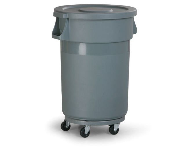 pojizdna plastova nadoba na odpad s vikem 168 l 949