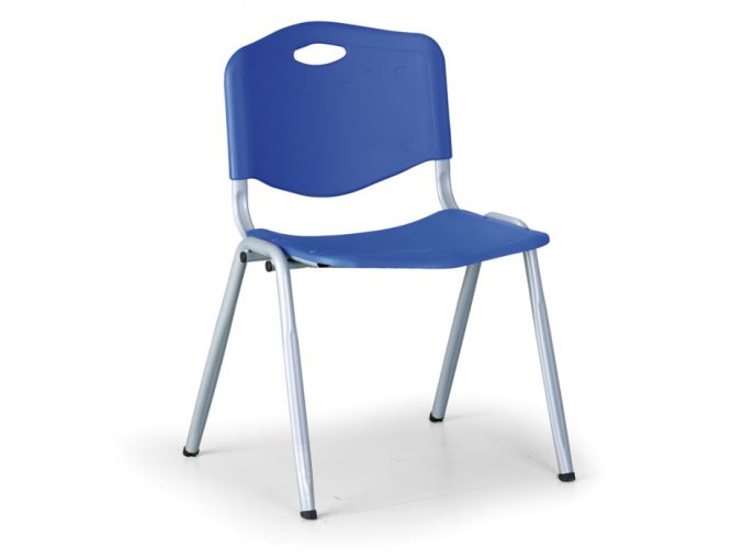 Plastová jídelní židle HANDY, modrá