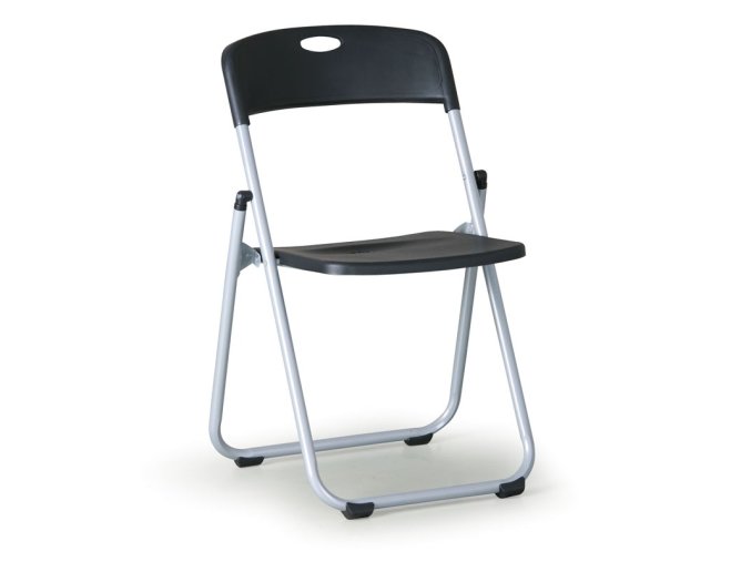 skladaci zidle s kovovou lakovanou konstrukci clack cerna 8138