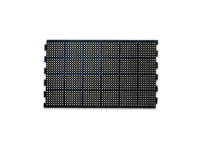 odolna prumyslova gumova rohoz 90 x 150 cm 2 spoje kratsi strany cerna 90633
