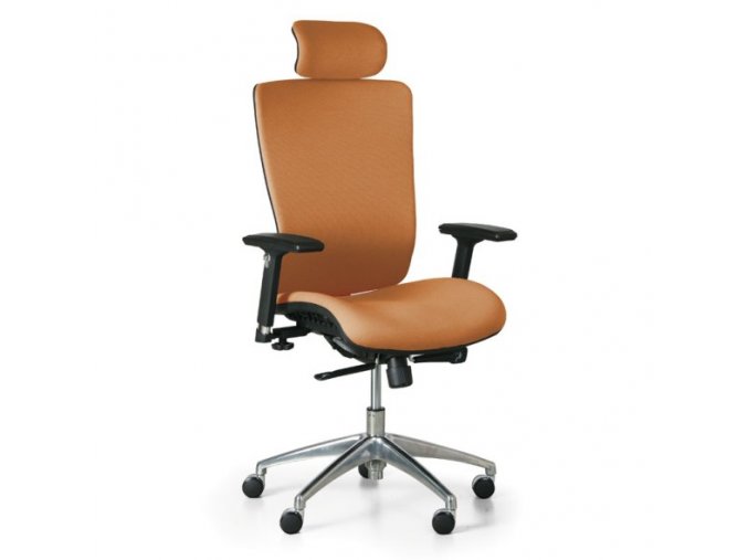 Kancelářská židle LESTER F, oranžová