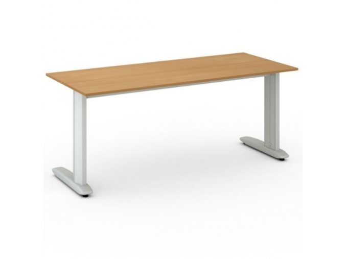 Kancelářský psací stůl PRIMO FLEXIBLE 1800 x 800 mm, buk