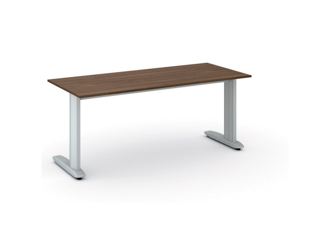 Kancelářský psací stůl PRIMO FLEXIBLE, 180x80 cm, ořech