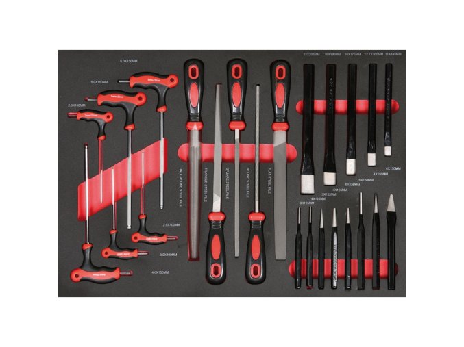 sada naradi pro voziky expert imbusy sekace prubojniky pilniky chrom vanadium 564 x 386 x 30 mm 12904