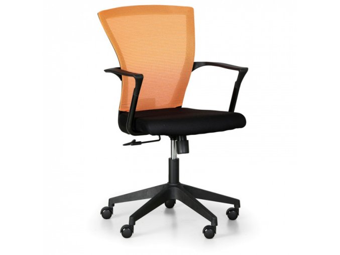 Kancelářská židle BRET, oranžová