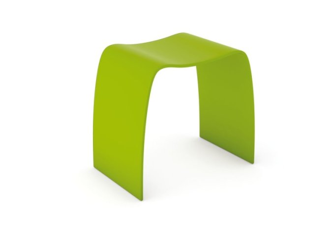 Dřevěná stolička BENTWOOD, zelená