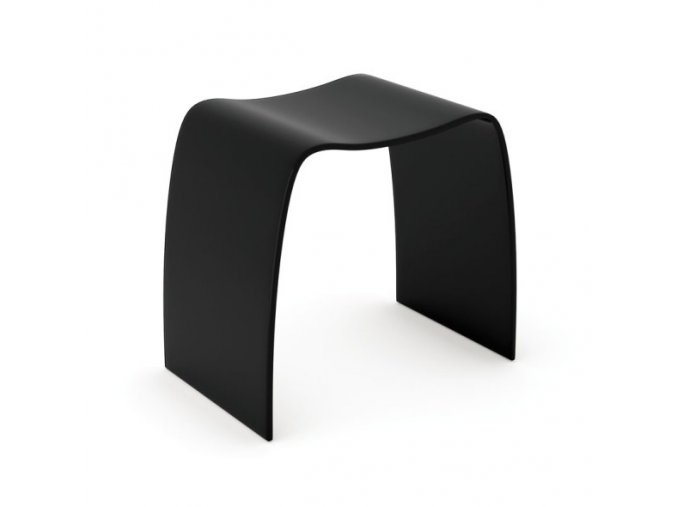 Dřevěná stolička BENTWOOD, černá