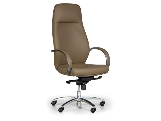 kozene kancelarske kreslo axis prava kuze capuccino 14943
