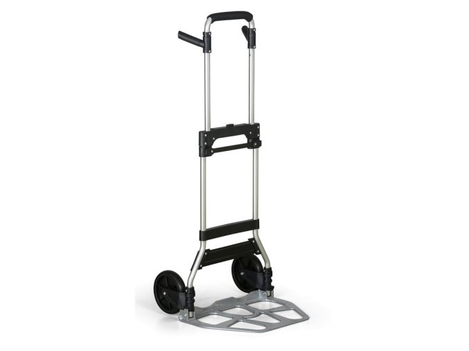 Skládací hliníkový rudl, nosnost 120 kg, plná kola