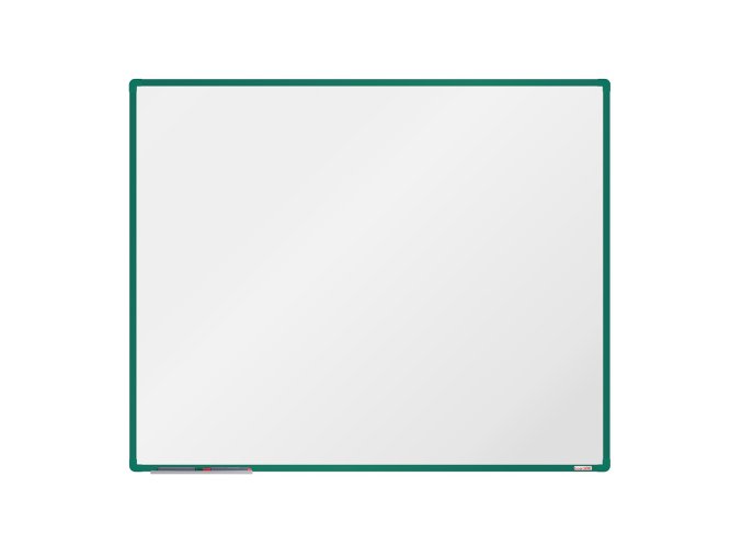 bila magneticka popisovaci tabule boardok 1500 x 1200 mm zeleny ram 14836