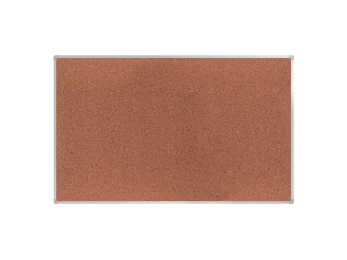 Korková nástěnka boardOK v hliníkovém rámu, 2000 x 1200 mm, eloxovaný rám