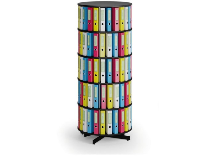 otocny regal na sanony 5 pater cerny 129587