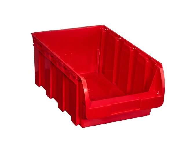Plastový box COMPACT, 316 x 500 x 200 mm, červený