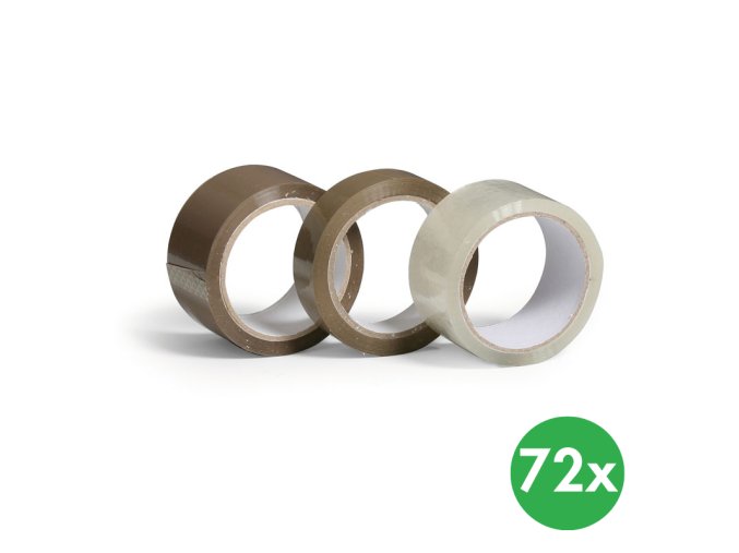 lepici paska transparentni 25 mm x 66 m 72 ks 116758