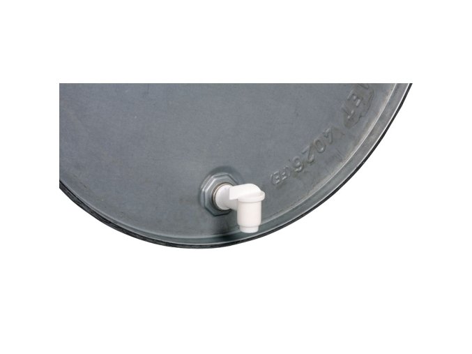 Plastový kohout pro sudy 3/4", bílý
