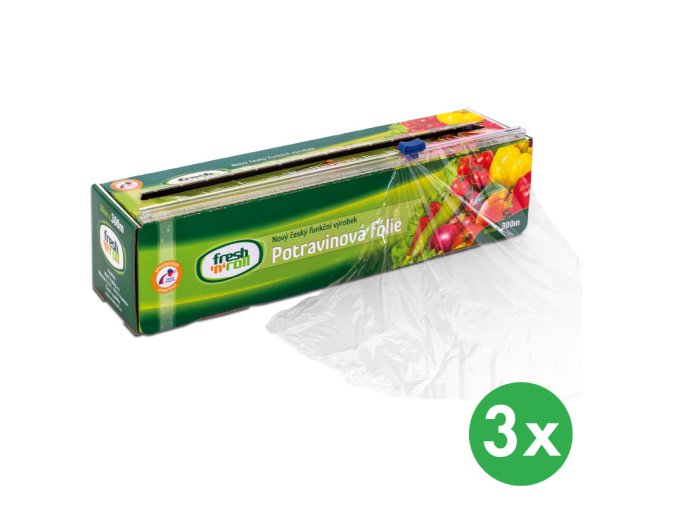 potravinarska stretch folie 30 cm x 300 m 3 ks 116261