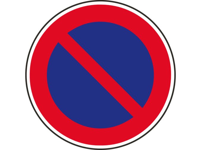 Dopravní značka – Zákaz stání