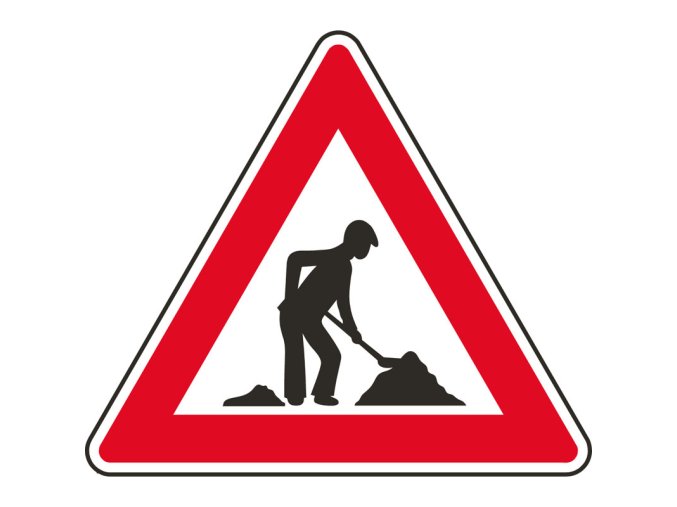 Dopravní značka – Práce