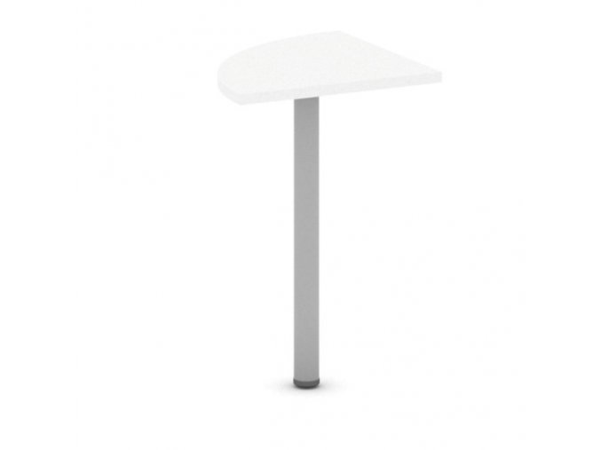 Spojovací stolek MIRELLI A+, 800 x 800 x 750 mm, bílá