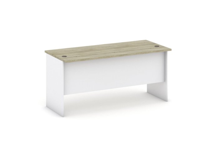 kancelarsky psaci stul mirelli 160x80 cm bila dub sonoma 30603
