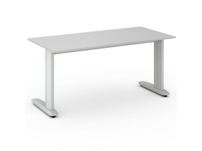 Kancelářský psací stůl PRIMO FLEXIBLE 1600 x 800 mm, šedá