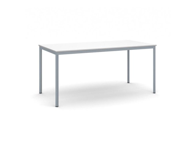 jidelni stul 160x80 cm tmave seda podnoz bila 105193