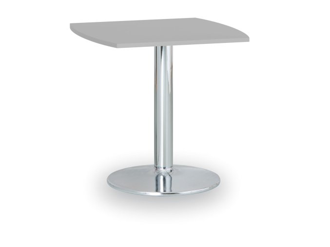 konferencni stolek zeus ii 66x66 cm chromovana podnoz seda 88277