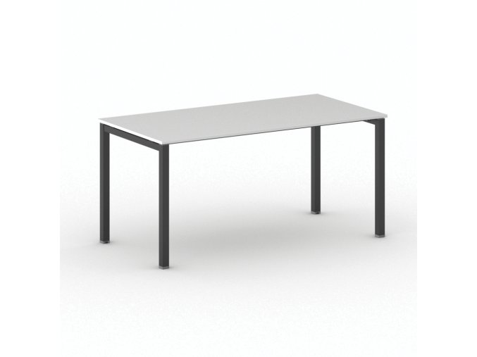 jednaci kancelarsky stul primo square 160x80 cm cerna podnoz bila 104403