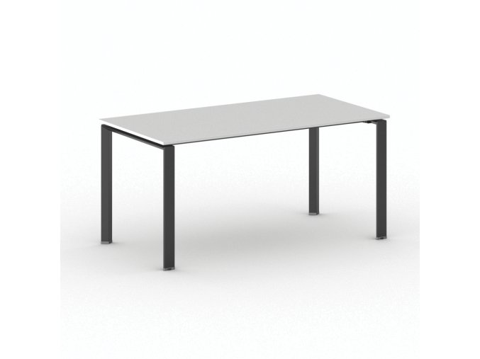 jednaci kancelarsky stul primo infinity 160x80 cm cerna podnoz bila 103746