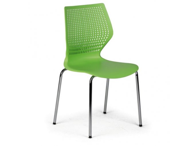 Jídelní židle POLY, zelená
