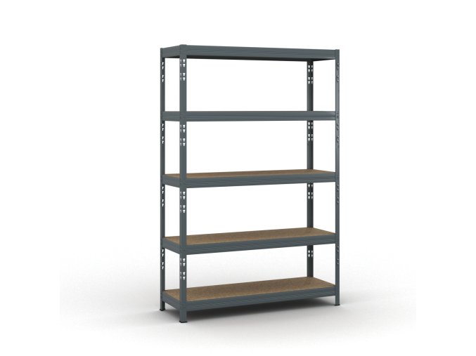 Policový regál 1786x1200x400 mm, nosnost 280kg
