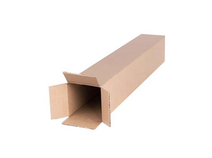 Kartonová krabice - tubus, 80 x 80 x 600 mm, 20 ks