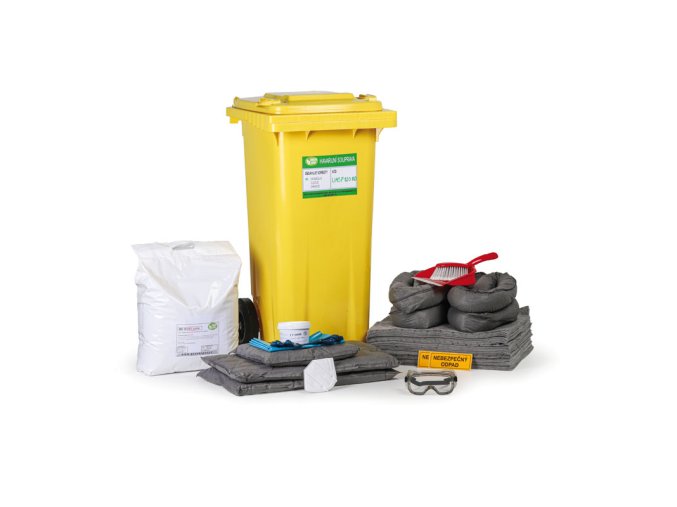 Univerzální havarijní souprava 120 l obal, sypký sorbent RD 10