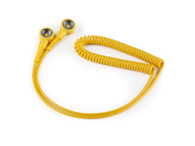 Uzemňovací cívkový kabel se zabudovaným rezistorem, délka 1,8 m