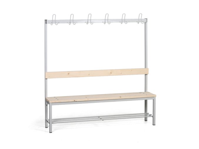 satni lavice s vesakem a botnikem sedak late delka 1500 mm sede nohy 23530