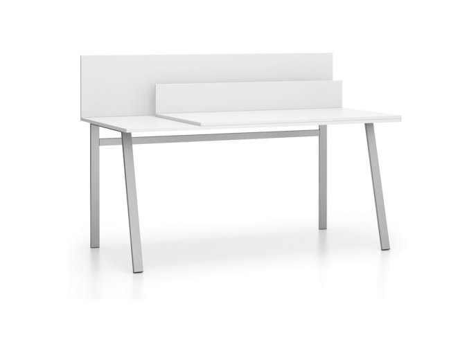 kancelarsky psaci stul single layers posuvna vrchni deska s prepazkami bila 22283