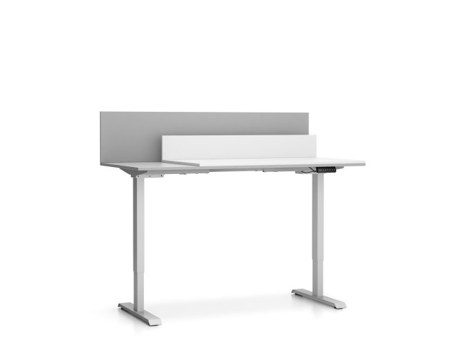 kancelarsky stul single layers posuvna vrchni deska s prepazkami nastavitelne nohy bila seda 100260