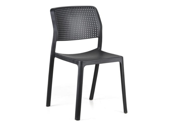 plastova jidelni zidle nela cerna 104643
