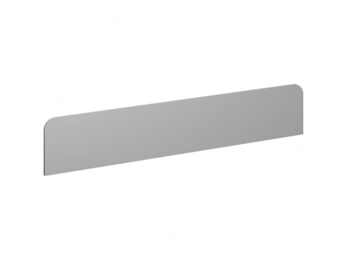 Paravan na stůl PRIMO, 1600 x 18 x 300 mm, šedá