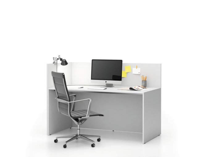 kancelarska sestava single s paravanem segment leva bila bila 25004