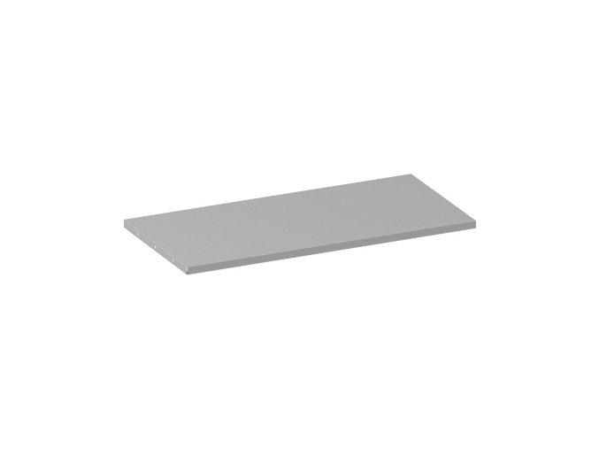 police ke kovovym skrinim 950 x 500 mm 80 kg seda 1 ks 23805