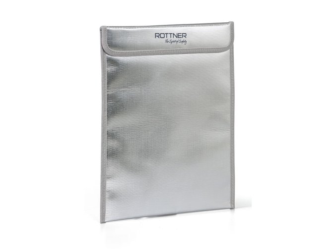 Ohnivzdorný vak FIRE BAG DIN A4 pro uložení dokumentů v trezoru, 340 x 250 x 20 mm