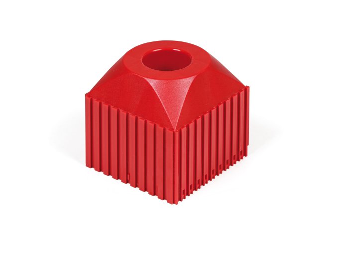 plastovy box pro upinac nastroje vdi 40 modul 10x10 1 dutina cervena 53751