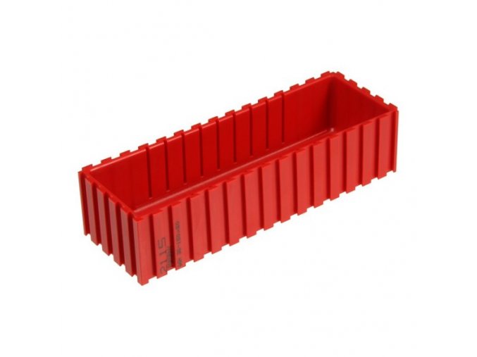 Plastová krabička na nářadí 35-150x50 mm, červená